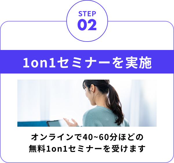 1on1セミナーを実施